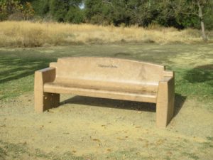 Jedediah Smith Memorial Trail, American River Parkway, memorial, cyclist, Garland Dyke