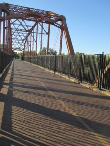 Fair Oaks Bridge, shadows, American River, American River parkway, water, sunlight