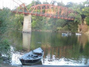 Fair Oaks Bridge, American River, morning, rituals, fisherman, fishing boats