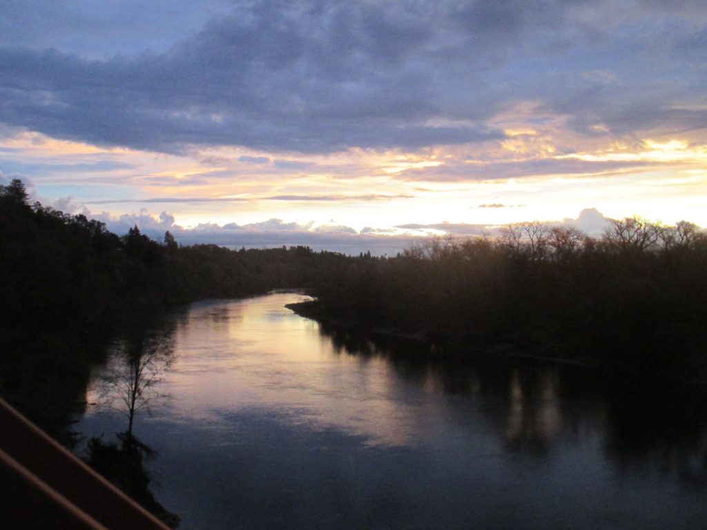 sunrise, rain, Fair Oaks Bridge, morning, beauty, spectacular, stunning, Facebook