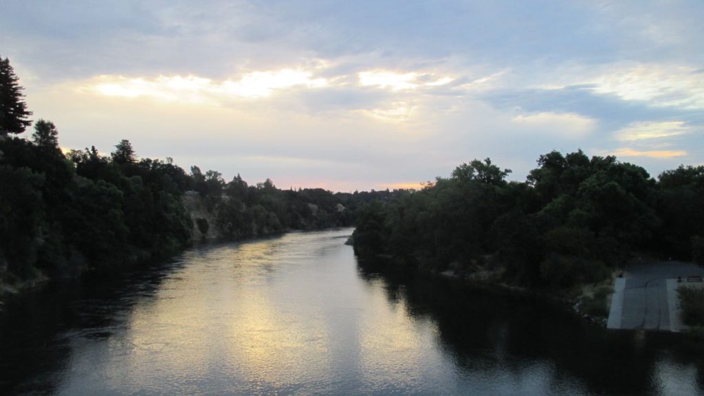 experience, Fair Oaks Bridge, American River, oudoors, nature, writing, sunrise, Egret