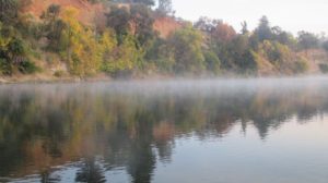 morning mist, American River, Fair Oaks Bridge, nature, outdoors, beauty, peace, outdoor, 