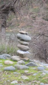 marker, American River, rocks, American River Parkway, water, beach, Fair Oaks Bluff, Fair Oaks Bridge