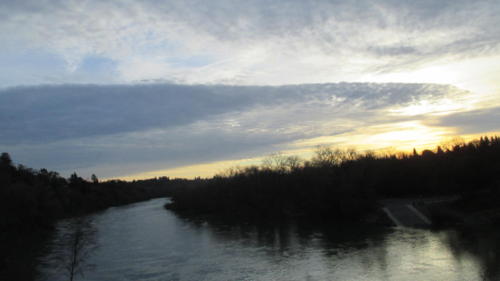 sunrise, mornings, beauty, Fair Oaks Bridge